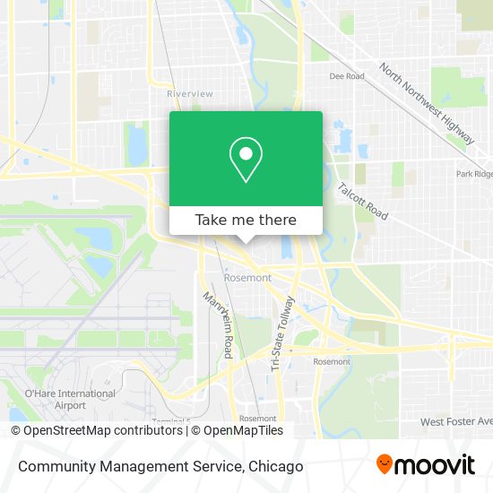 Community Management Service map