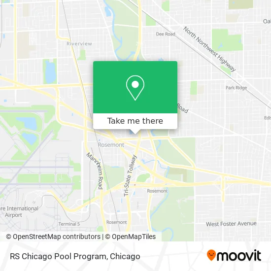 RS Chicago Pool Program map