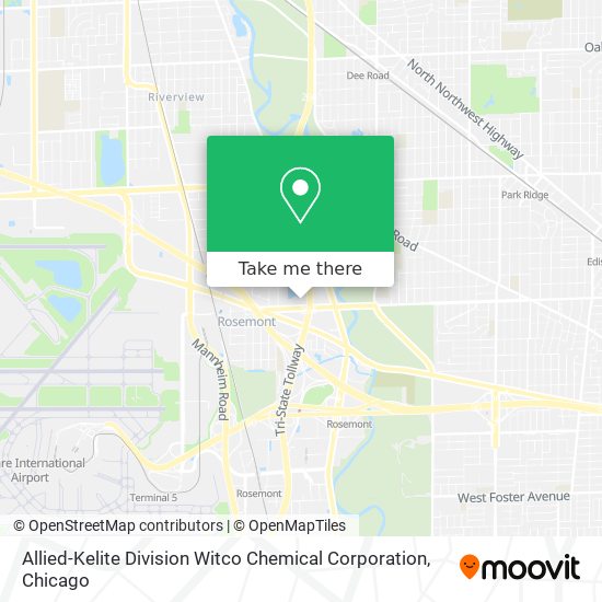 Mapa de Allied-Kelite Division Witco Chemical Corporation