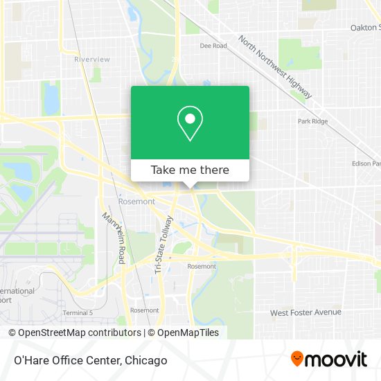 O'Hare Office Center map