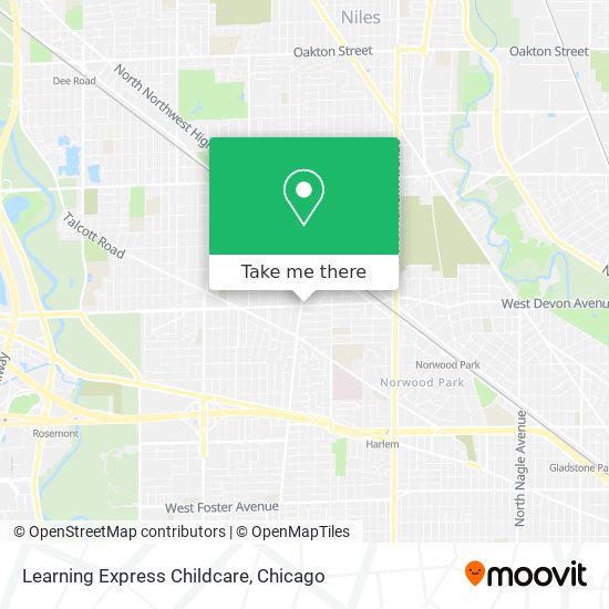 Learning Express Childcare map