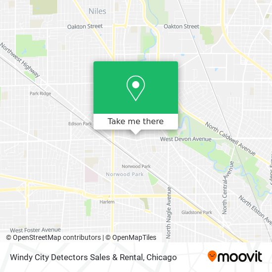 Mapa de Windy City Detectors Sales & Rental