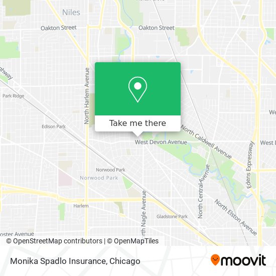 Mapa de Monika Spadlo Insurance