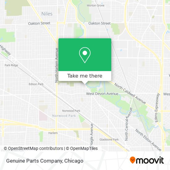 Genuine Parts Company map