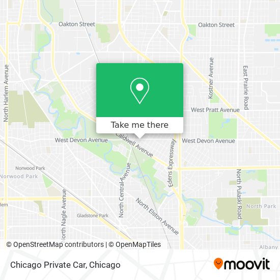 Chicago Private Car map