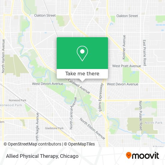 Allied Physical Therapy map