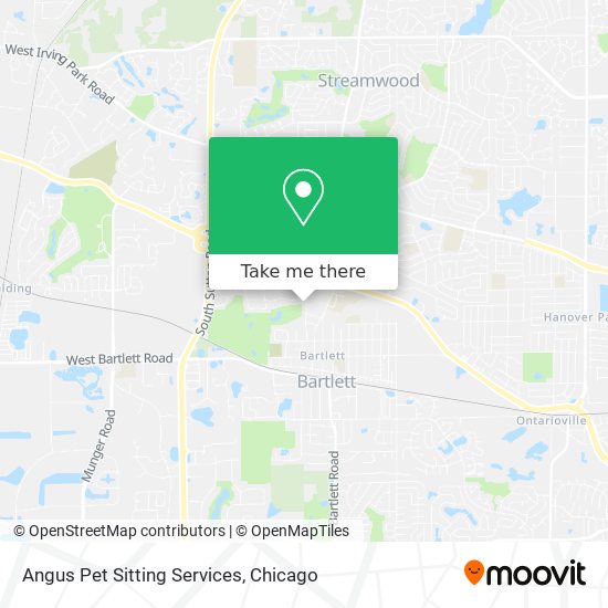 Mapa de Angus Pet Sitting Services