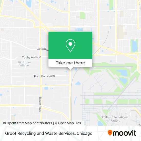 Groot Recycling and Waste Services map