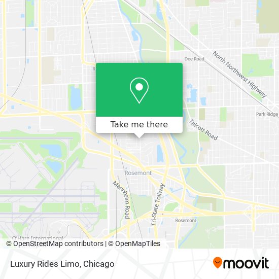 Luxury Rides Limo map