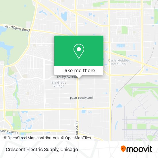 Crescent Electric Supply map