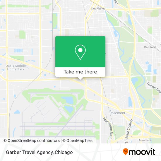 Garber Travel Agency map