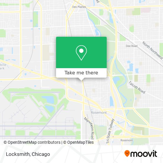 Locksmith map