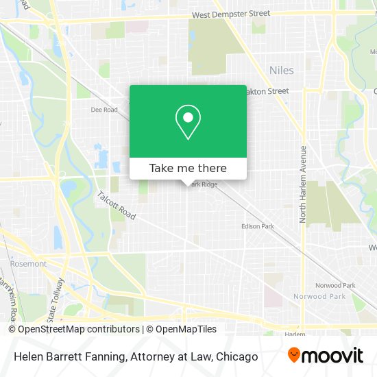 Helen Barrett Fanning, Attorney at Law map
