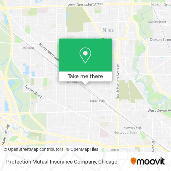 Protection Mutual Insurance Company map
