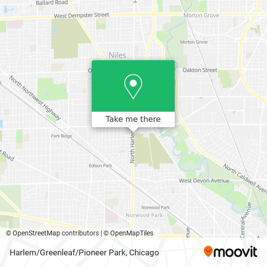 Mapa de Harlem/Greenleaf/Pioneer Park
