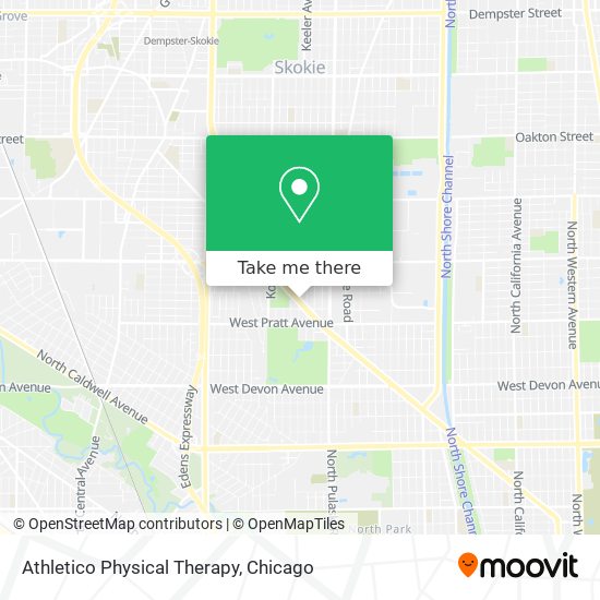 Mapa de Athletico Physical Therapy