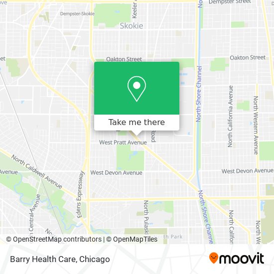 Barry Health Care map