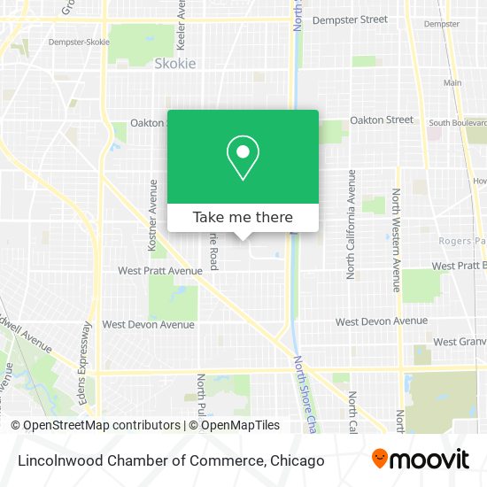 Lincolnwood Chamber of Commerce map