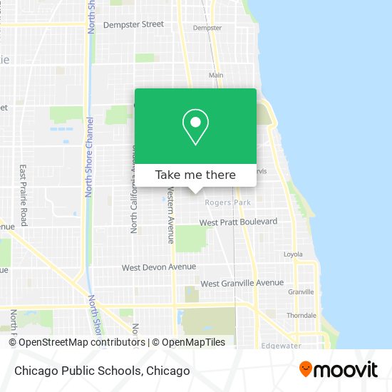 Mapa de Chicago Public Schools