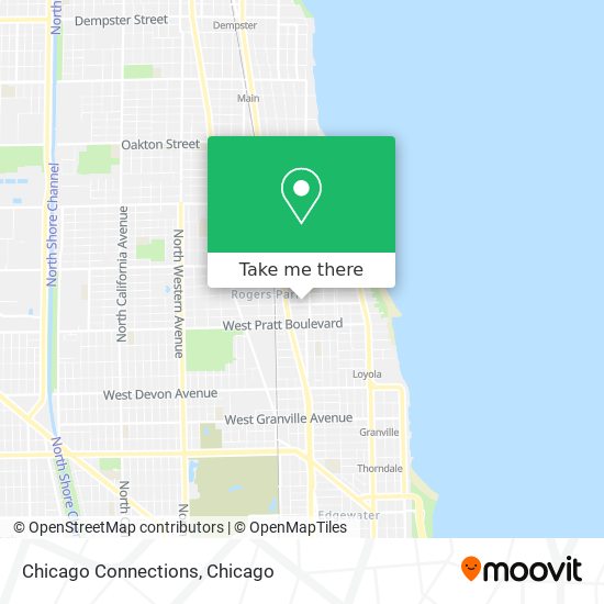 Chicago Connections map