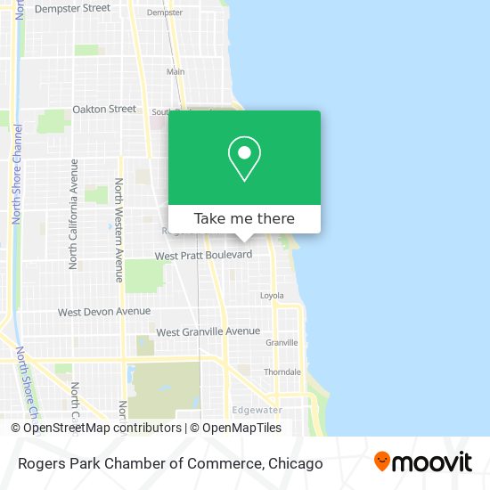 Rogers Park Chamber of Commerce map