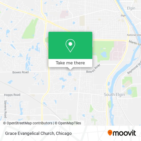 Mapa de Grace Evangelical Church