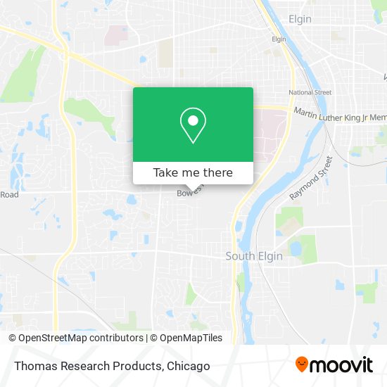 Mapa de Thomas Research Products