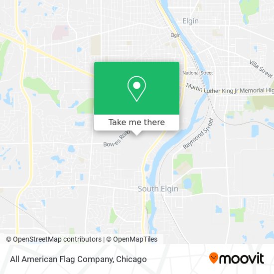 Mapa de All American Flag Company