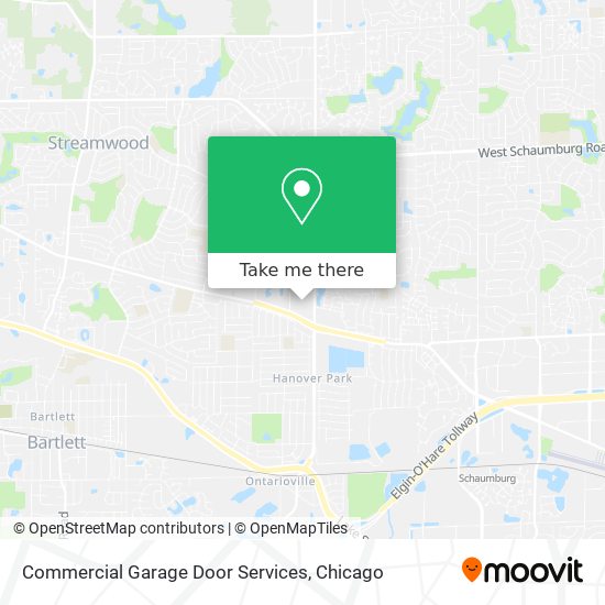 Commercial Garage Door Services map