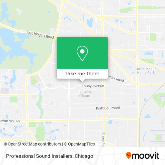 Mapa de Professional Sound Installers