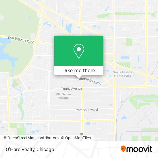 O'Hare Realty map