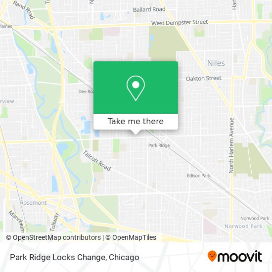 Mapa de Park Ridge Locks Change