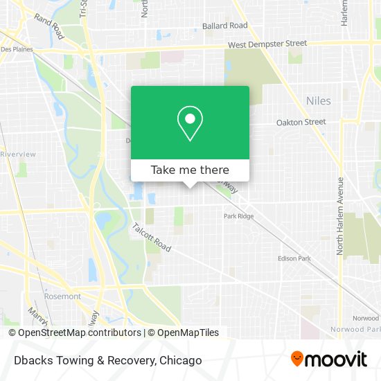 Mapa de Dbacks Towing & Recovery