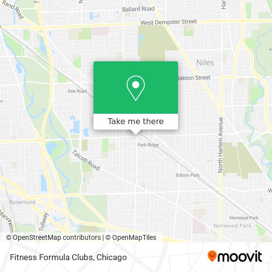 Fitness Formula Clubs map