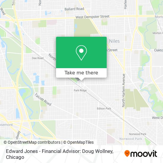 Mapa de Edward Jones - Financial Advisor: Doug Wollney