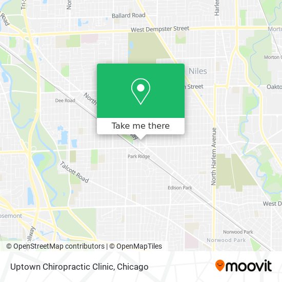 Uptown Chiropractic Clinic map