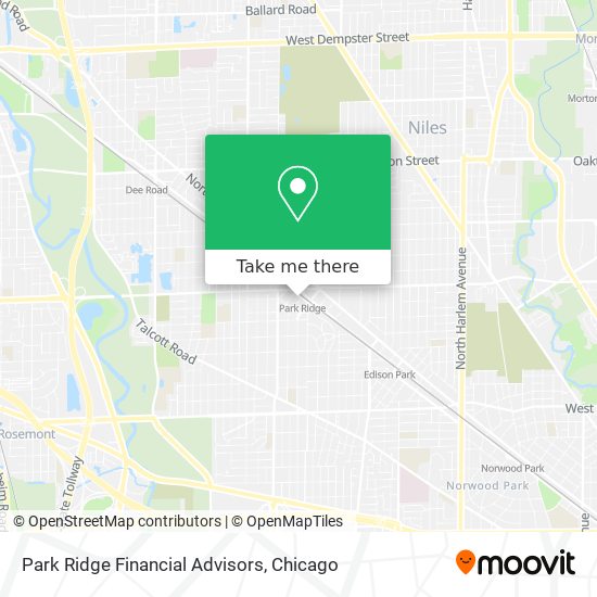 Park Ridge Financial Advisors map