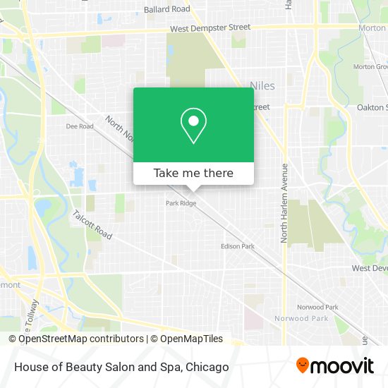 House of Beauty Salon and Spa map