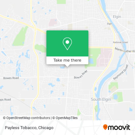 Payless Tobacco map