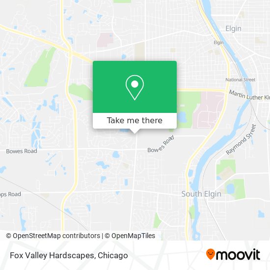 Fox Valley Hardscapes map