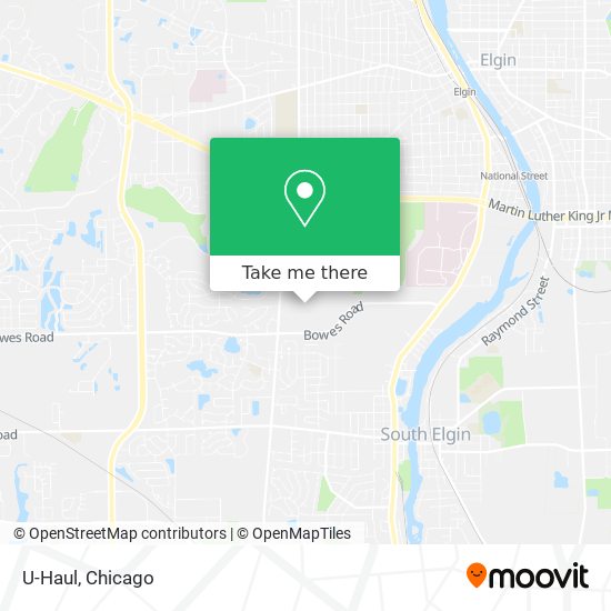 U-Haul map