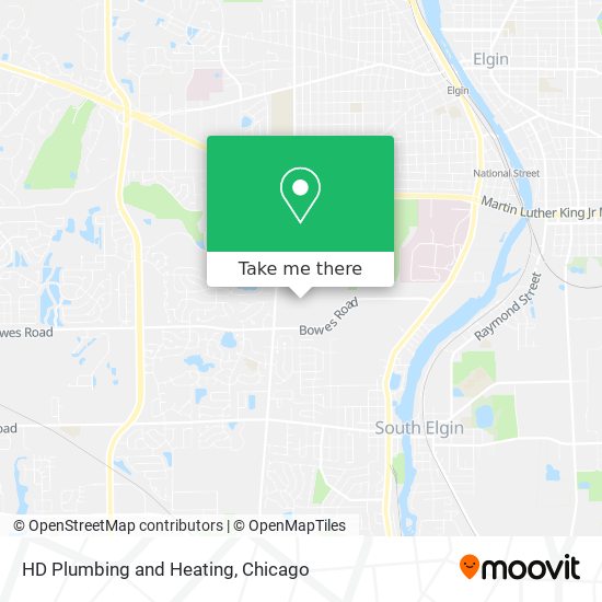 HD Plumbing and Heating map