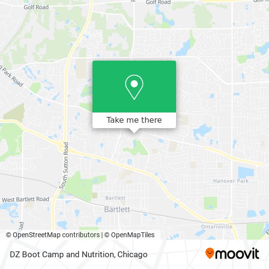 DZ Boot Camp and Nutrition map