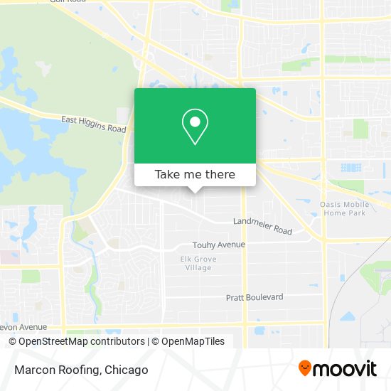 Marcon Roofing map