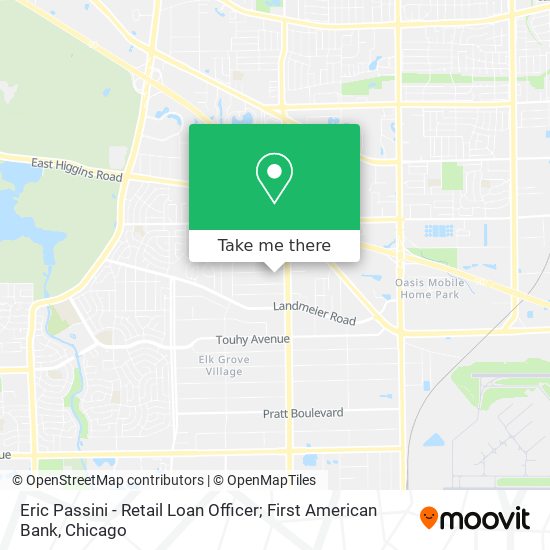 Eric Passini - Retail Loan Officer; First American Bank map