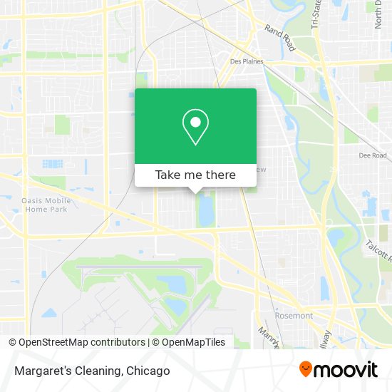 Margaret's Cleaning map