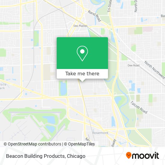Beacon Building Products map