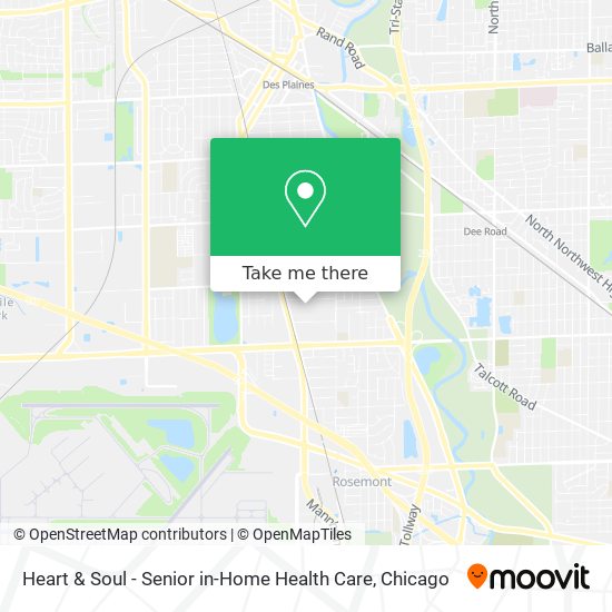 Mapa de Heart & Soul - Senior in-Home Health Care