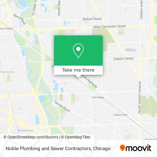 Noble Plumbing and Sewer Contractors map
