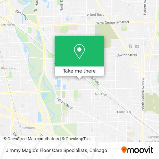 Jimmy Magic's Floor Care Specialists map